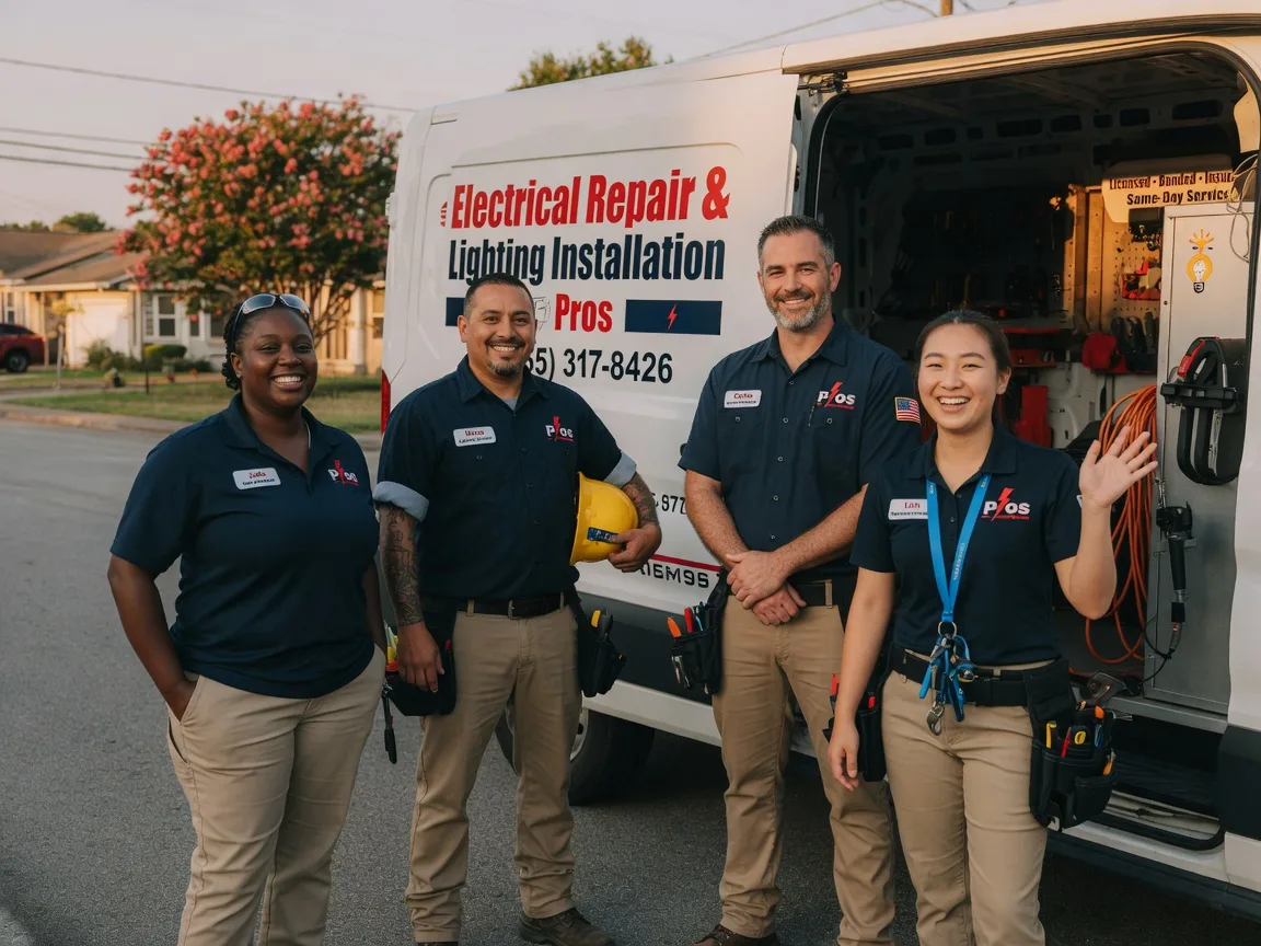 Licensed Electrician company in Martindale, TX